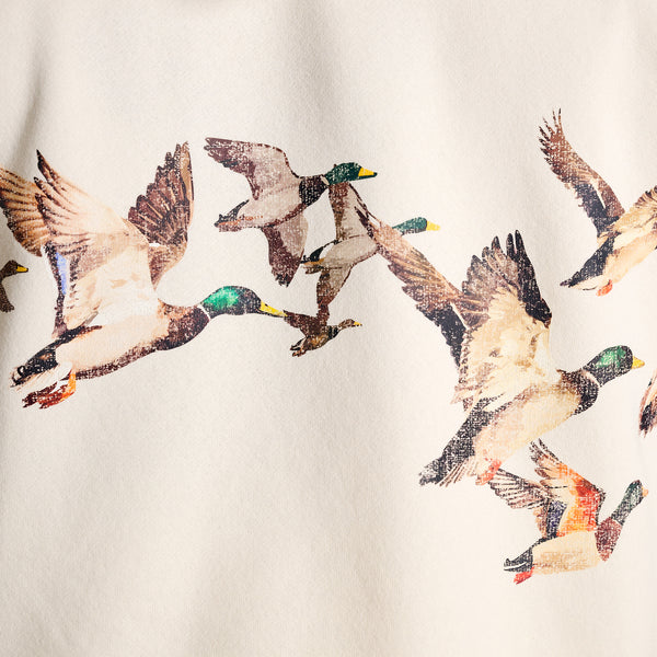 Beaufort Duck Hoodie in Ivory