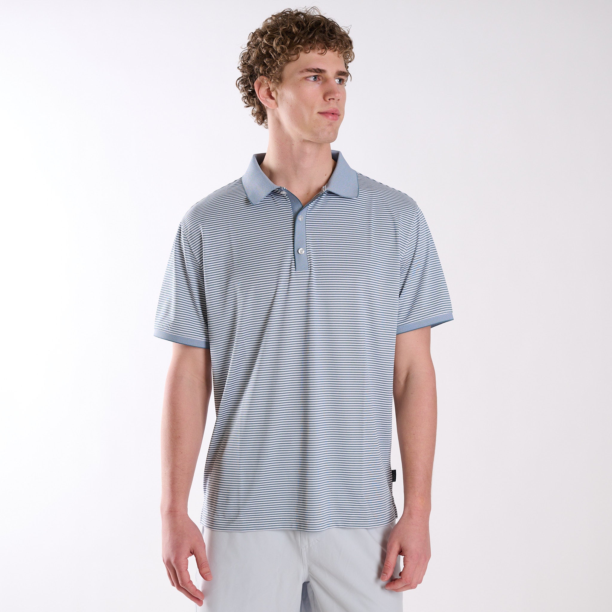 Verdigris Slipknot Stripe Polo