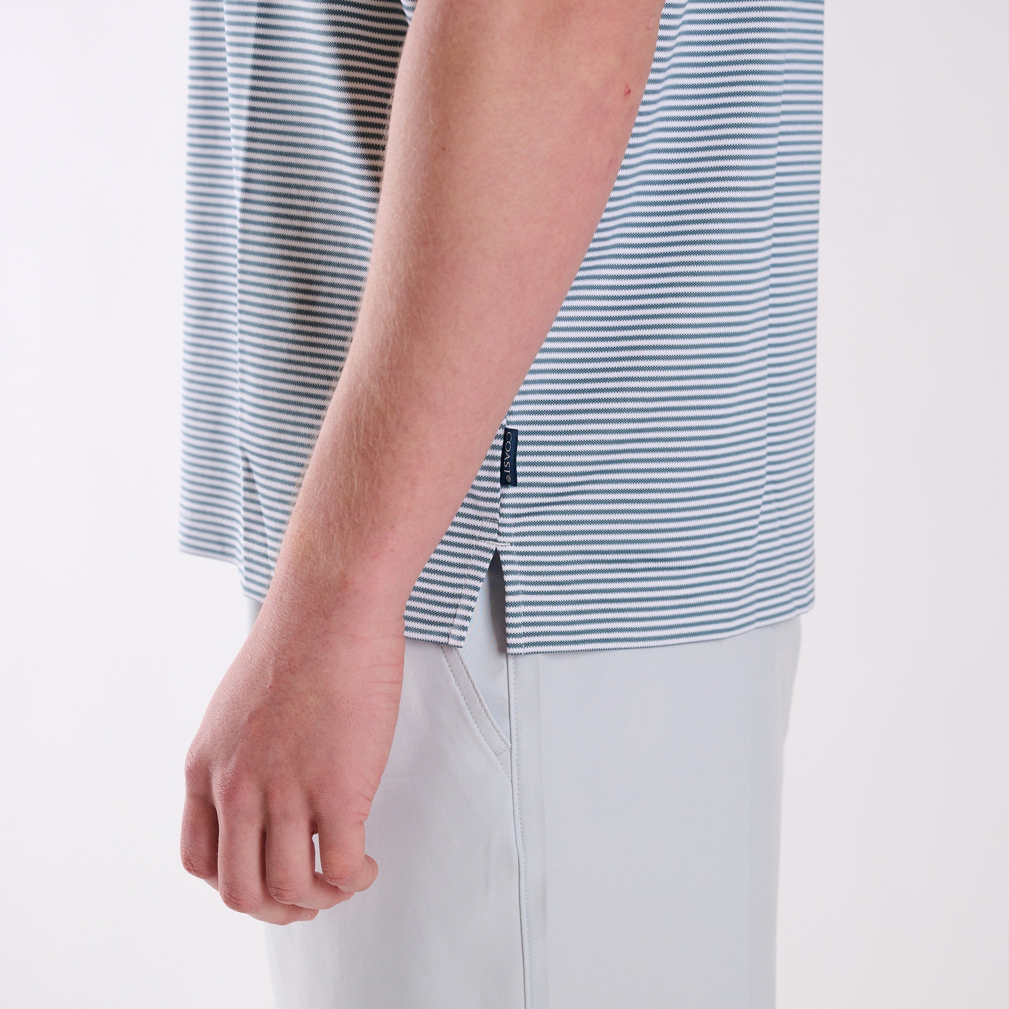 Verdigris Slipknot Stripe Polo