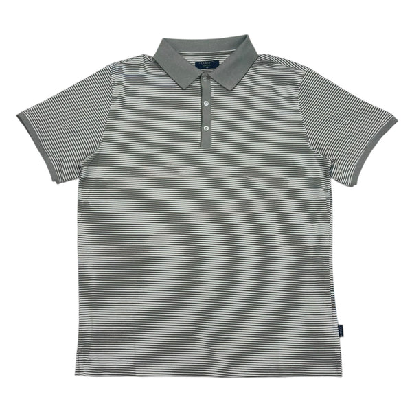 Slipknot Stripe Polo in Wetland