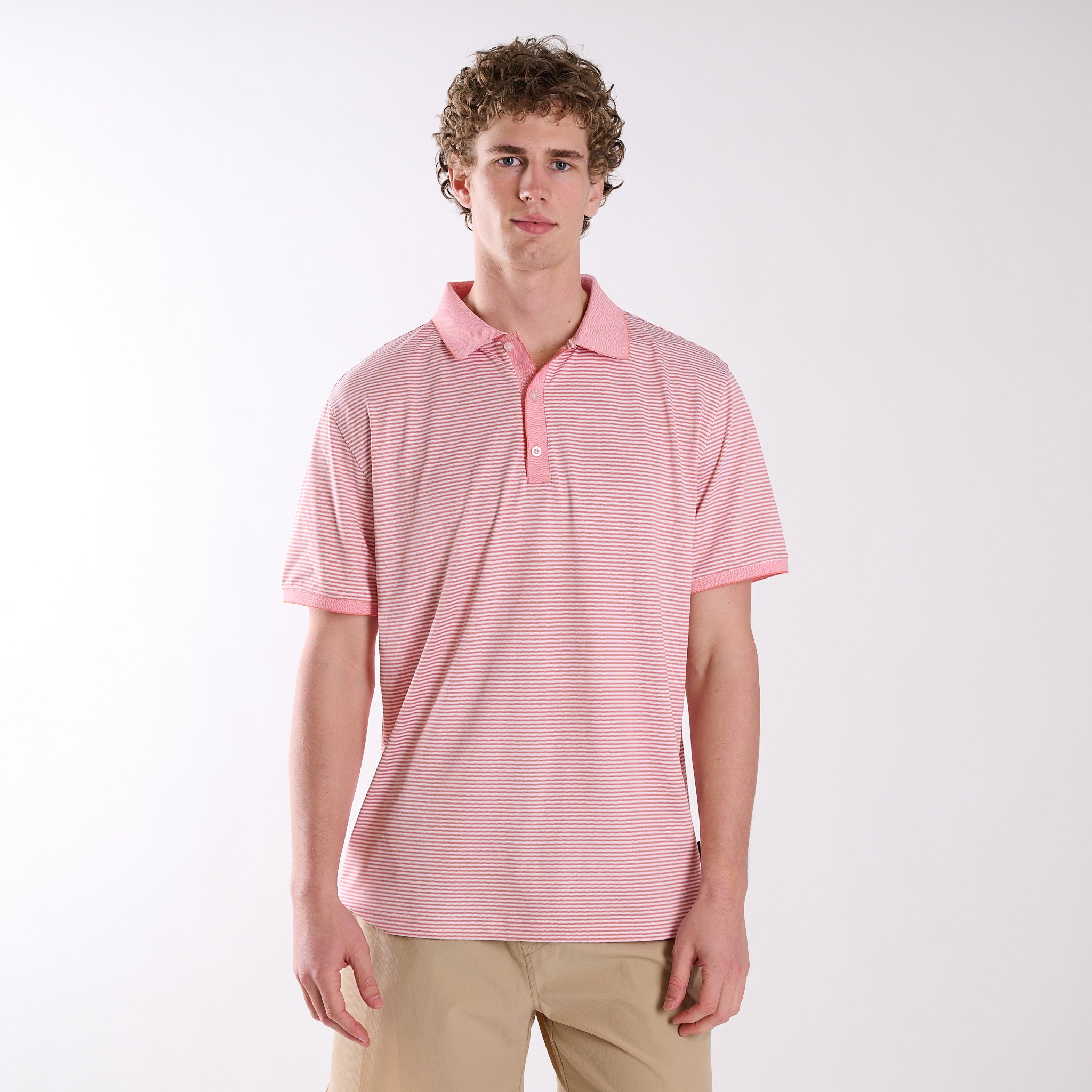 ★美品★8YARDS　LOOP POLO　サイズ　M COAST Terracotta Slipknot Stripe Polo | Palmetto Moon