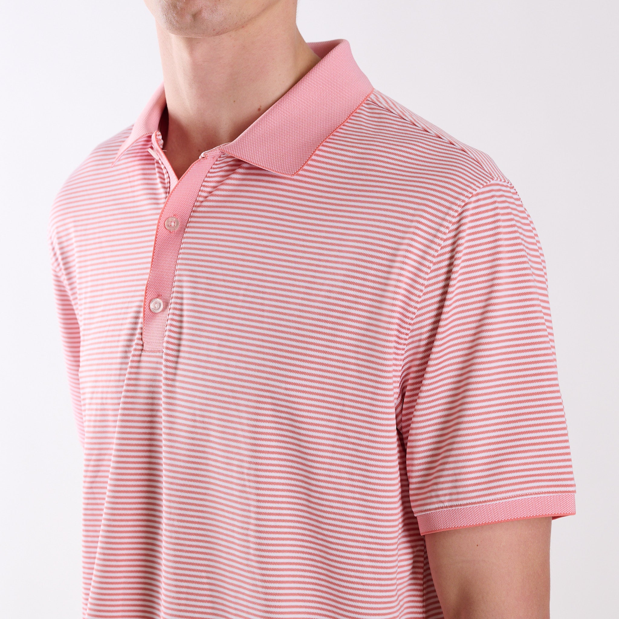 Terracotta Slipknot Stripe Polo