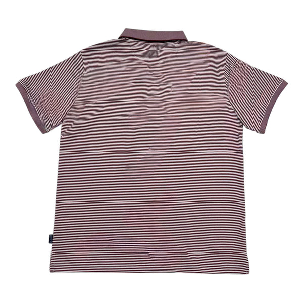 Slipknot Stripe Polo in Boysenberry