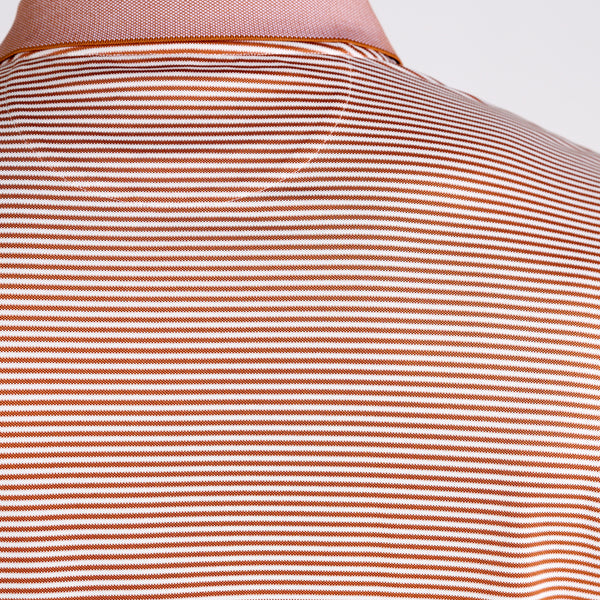 Slipknot Stripe Polo in Camel