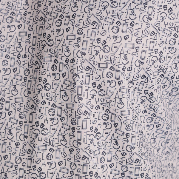 Football Printed Polo