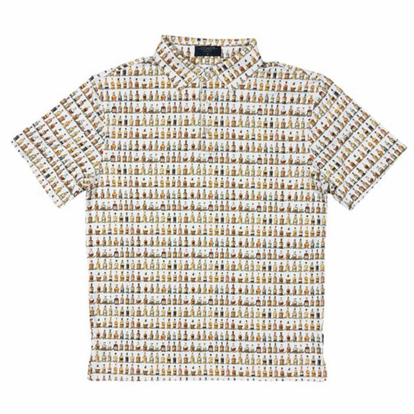 Whiskey Bar Printed Polo