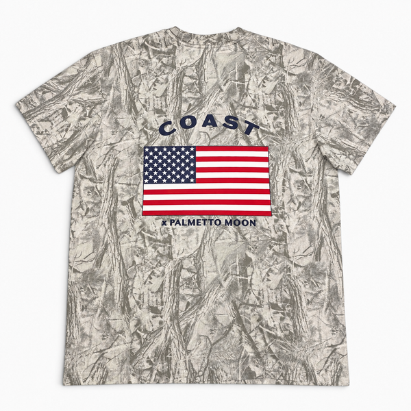 COAST x Palmetto Moon American Flag Camo Short Sleeve T-Shirt