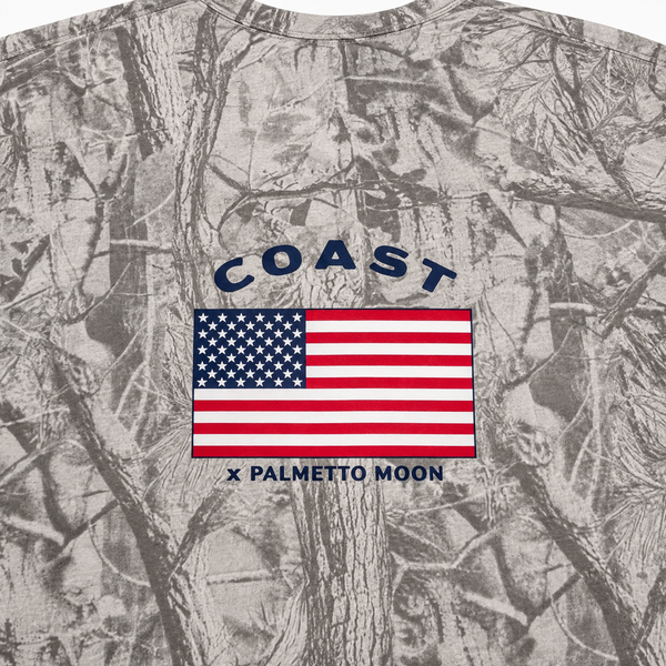 COAST x Palmetto Moon American Flag Camo Short Sleeve T-Shirt
