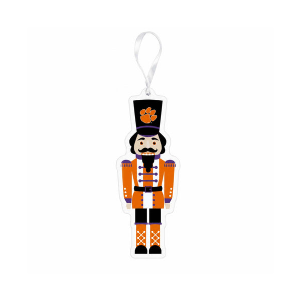 Clemson Tigers Nutcracker Acrylic Ornament