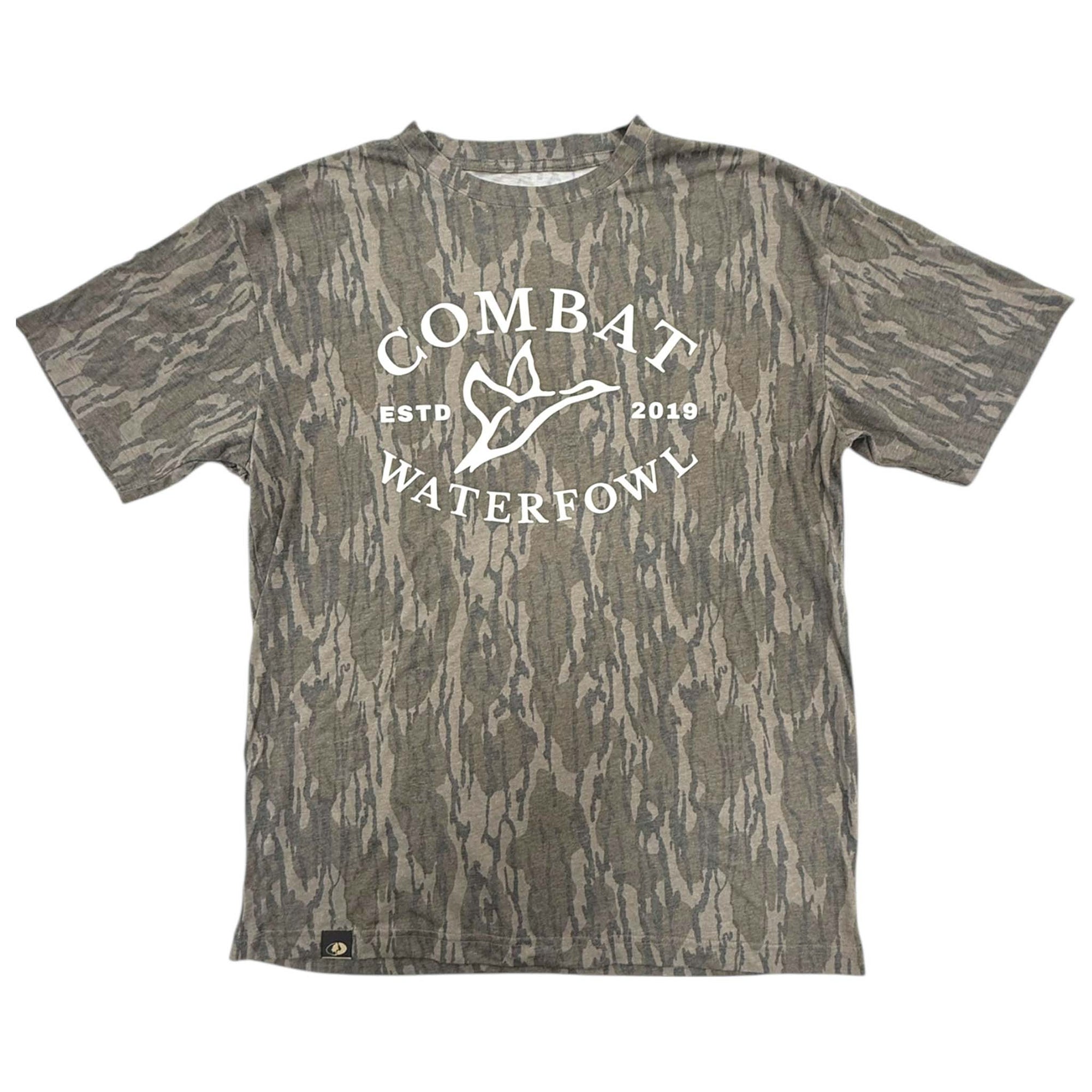 Ivory Logo Short Sleeve T-Shirt in Mossy Oak Camo