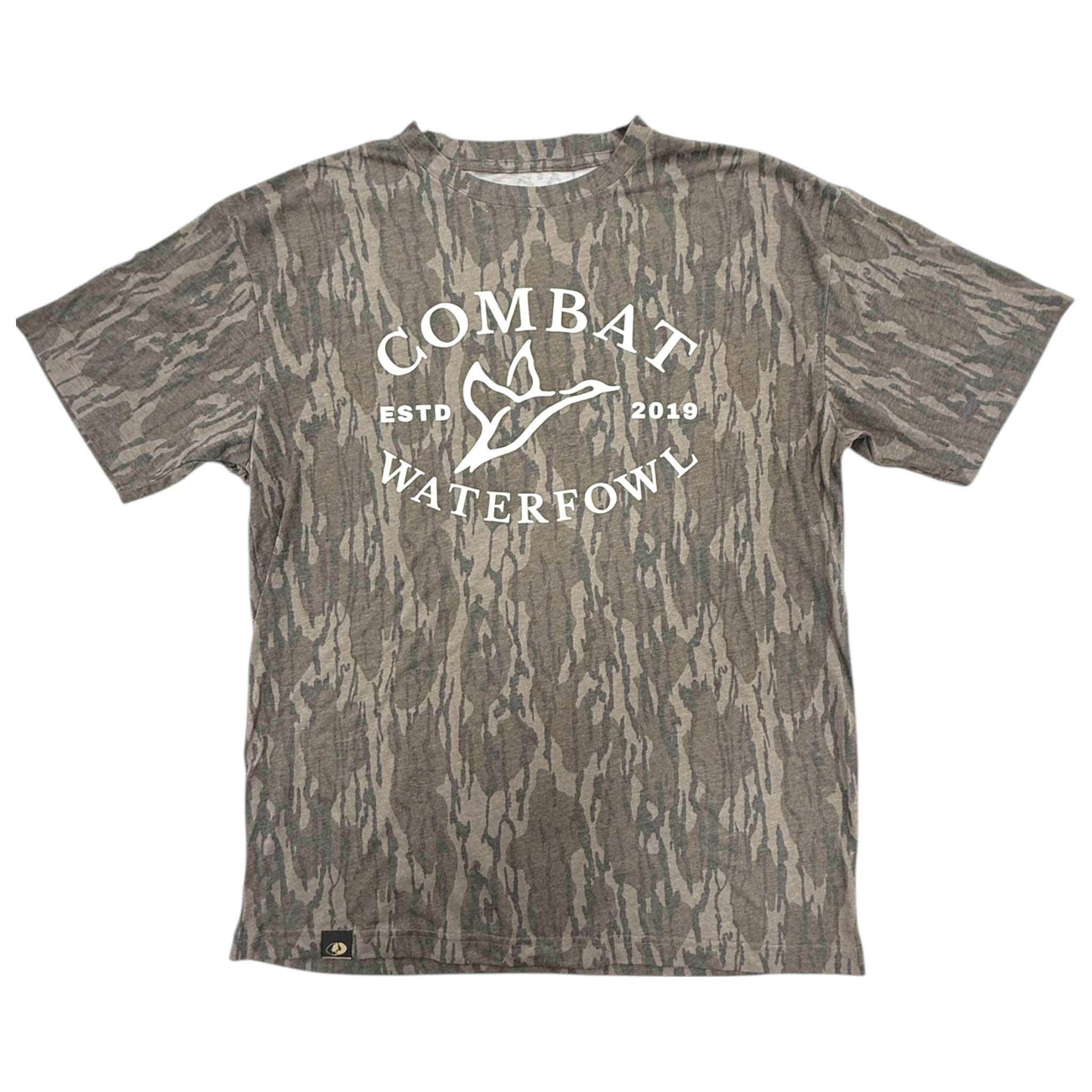 Ivory Logo Short Sleeve T-Shirt Mossy Oak Camo