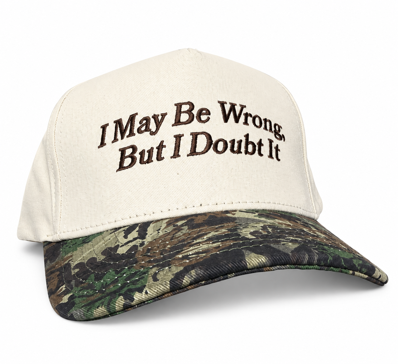 I May Be Wrong Camo Trucker Hat