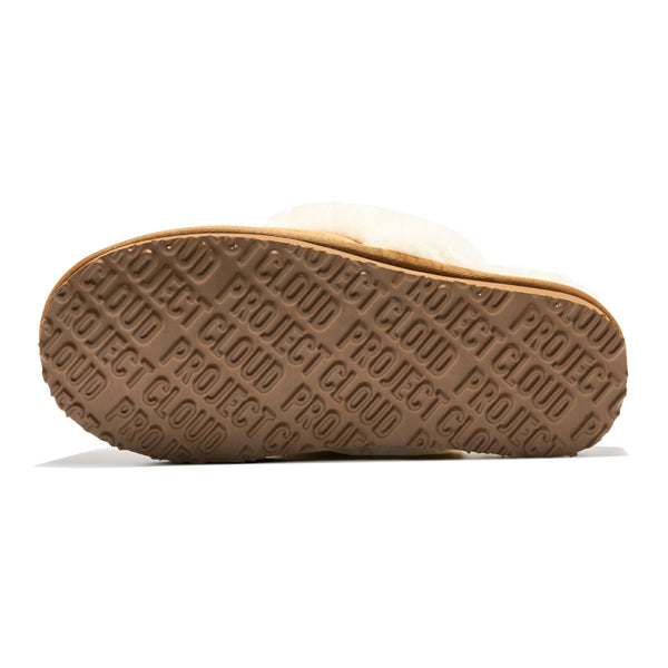 Dakota Suede Fluff Slipper