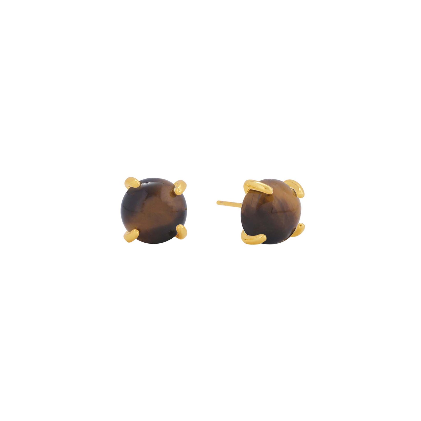 Tortoise and gold Stud Earrings