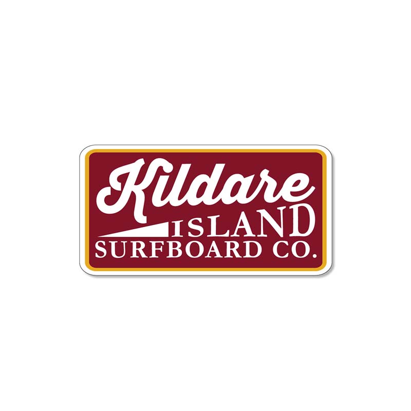 3 Inch Kildare Island Surfboard Co. Decal