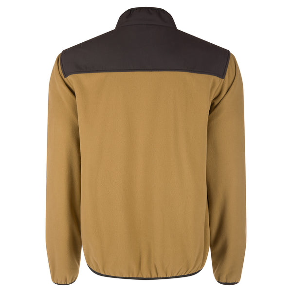 Men's Camp Fleece Quarter Zip Pullover in Field Khaki