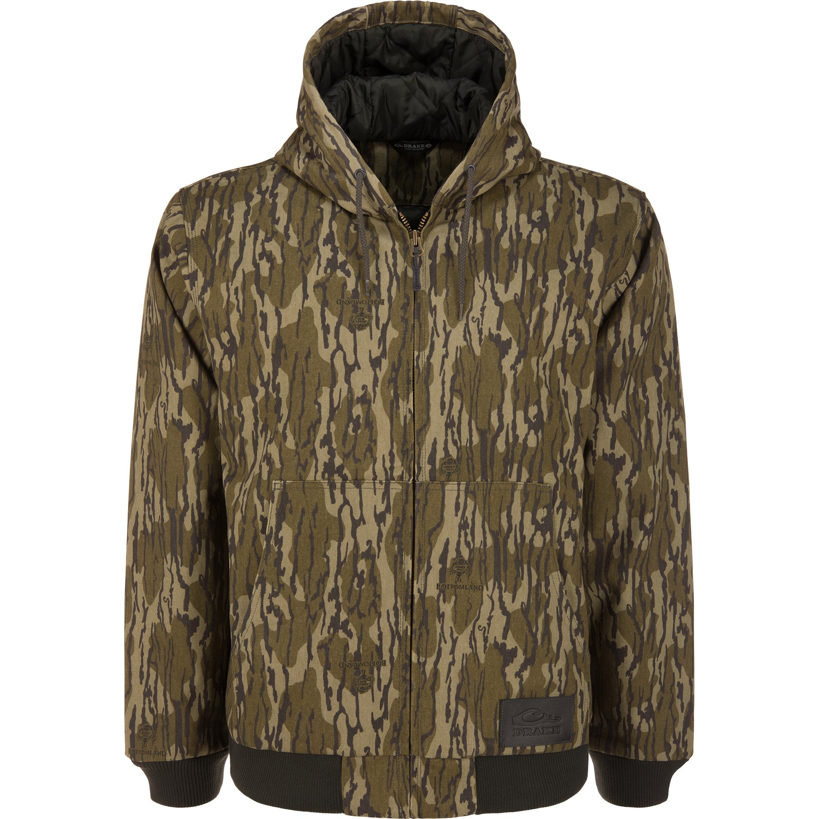 Men's Workwear Hooded Jacket in Bottomland Camo