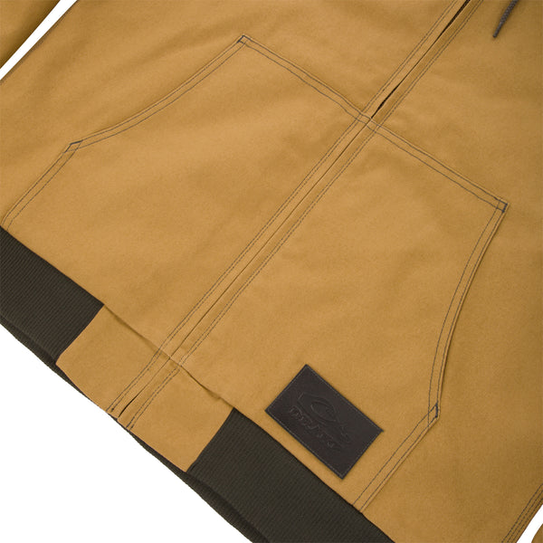 Men's Workwear Hooded Jacket in Antique Bronze