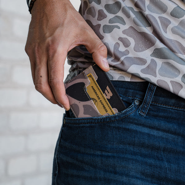 Pront Pocket Card Wallet in Gauge Camo