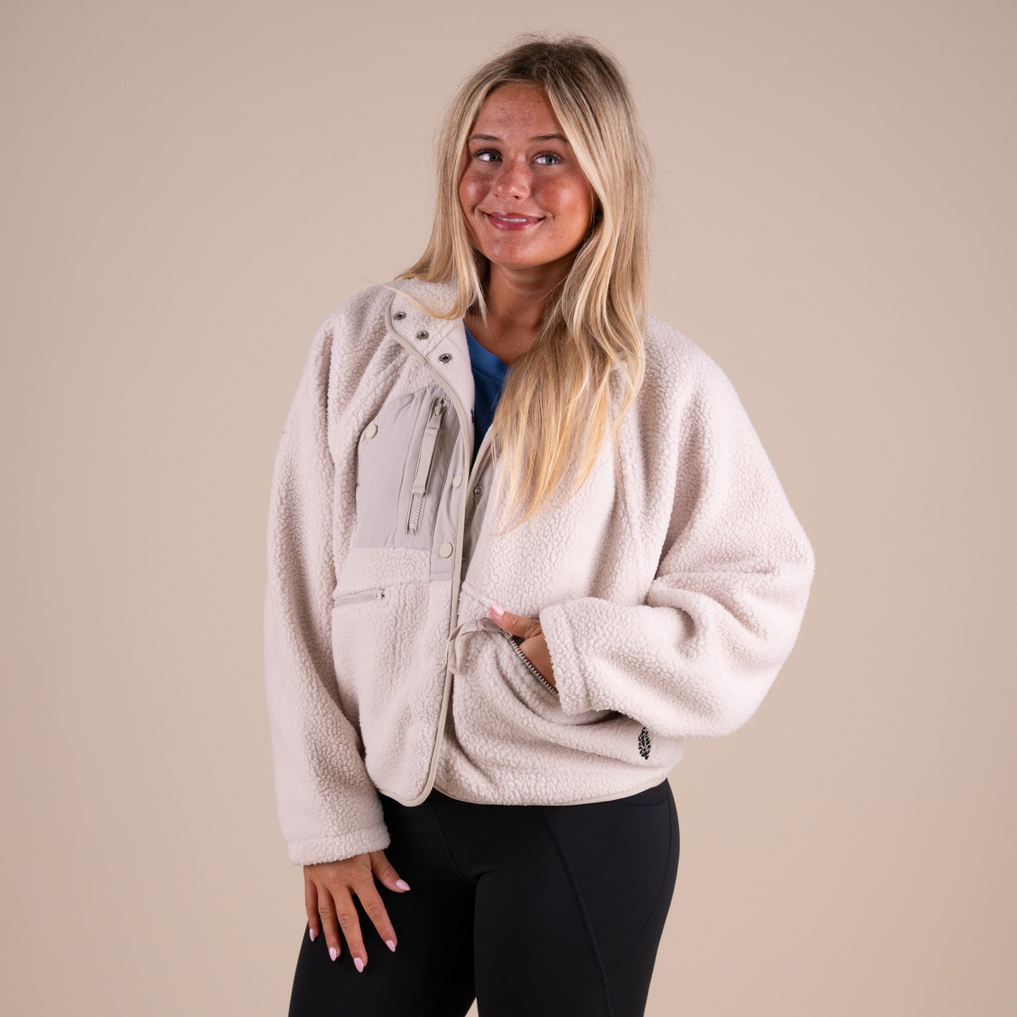 FP Movement Hit The Slopes Fleece Jacket Beige