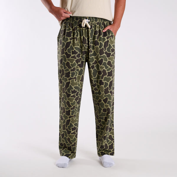 Men's Pajama Pants in Brush Camo