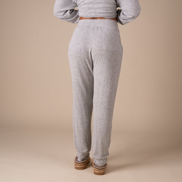 Hacci Lounge Joggers in Heathered Grey