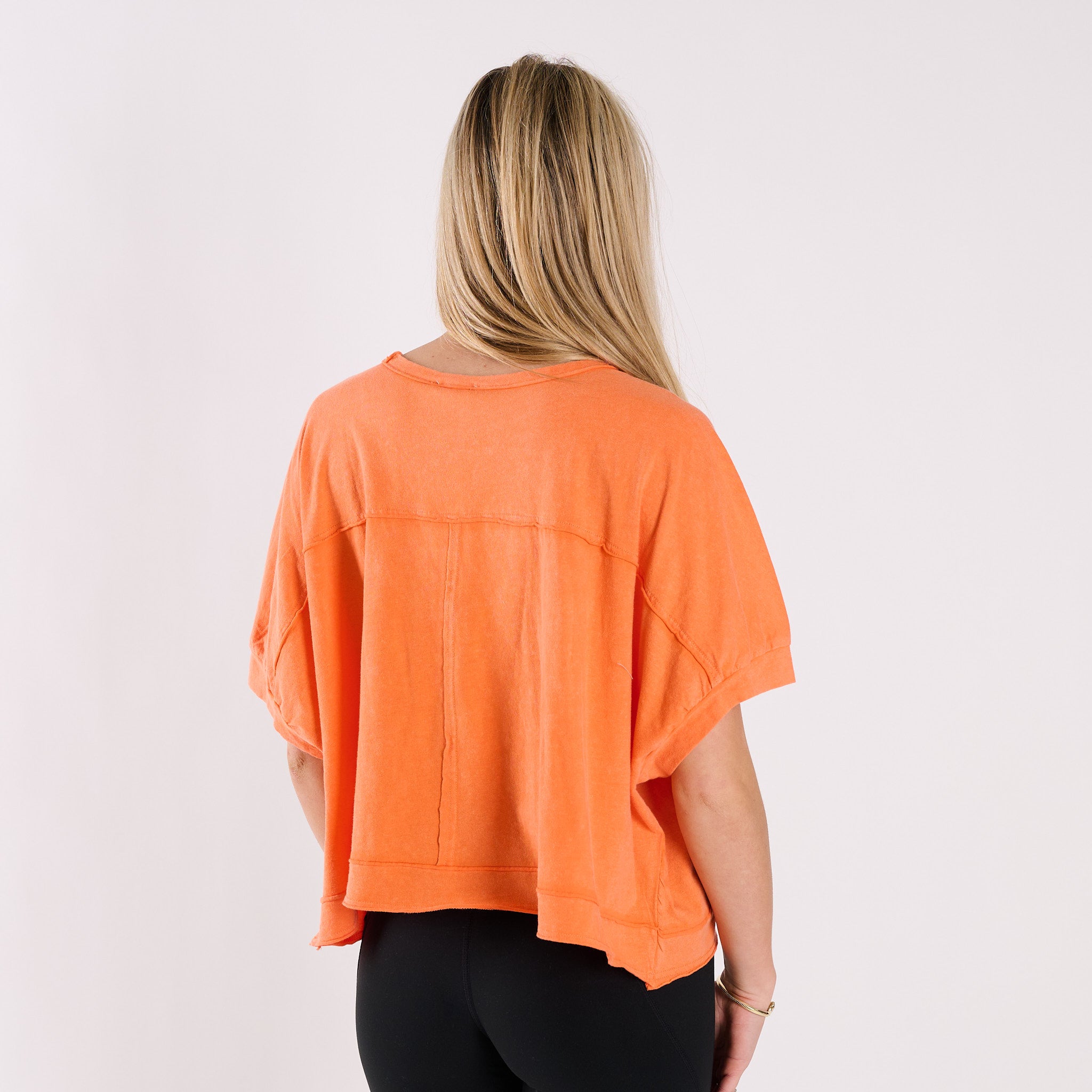 Oversized Boxy Pocket Cropped Shirt