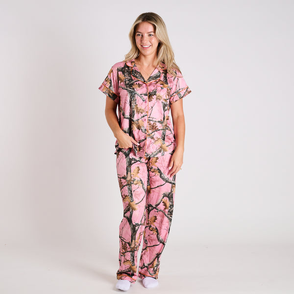 Pink Camo Pajama Set
