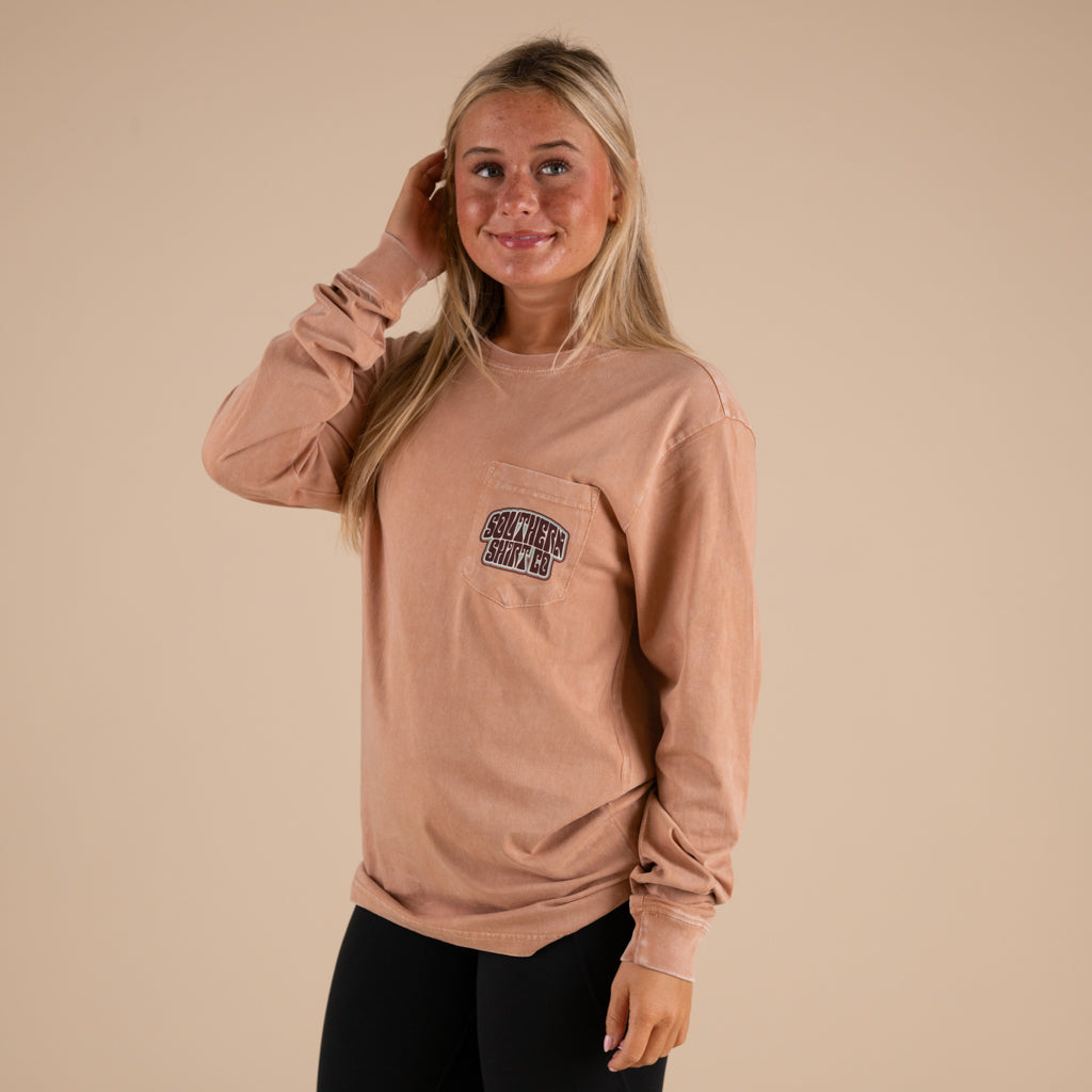 That 70's Tee Long Sleeve T-Shirt Rust