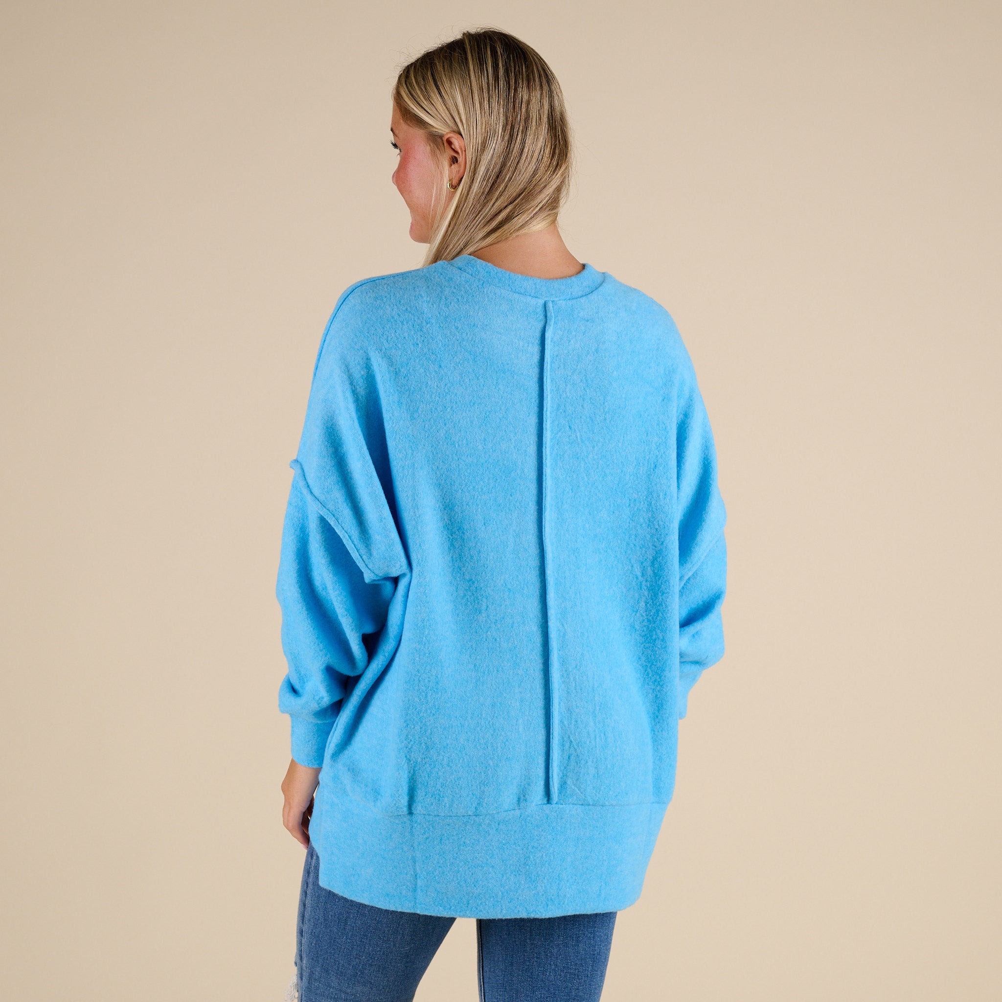 Hacci Oversized One Pocket Sweater