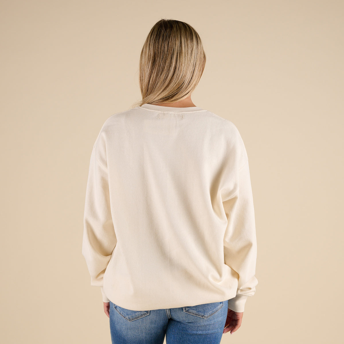 Simply southern Deer Camo Crewneck Sweatshirt in Sand 