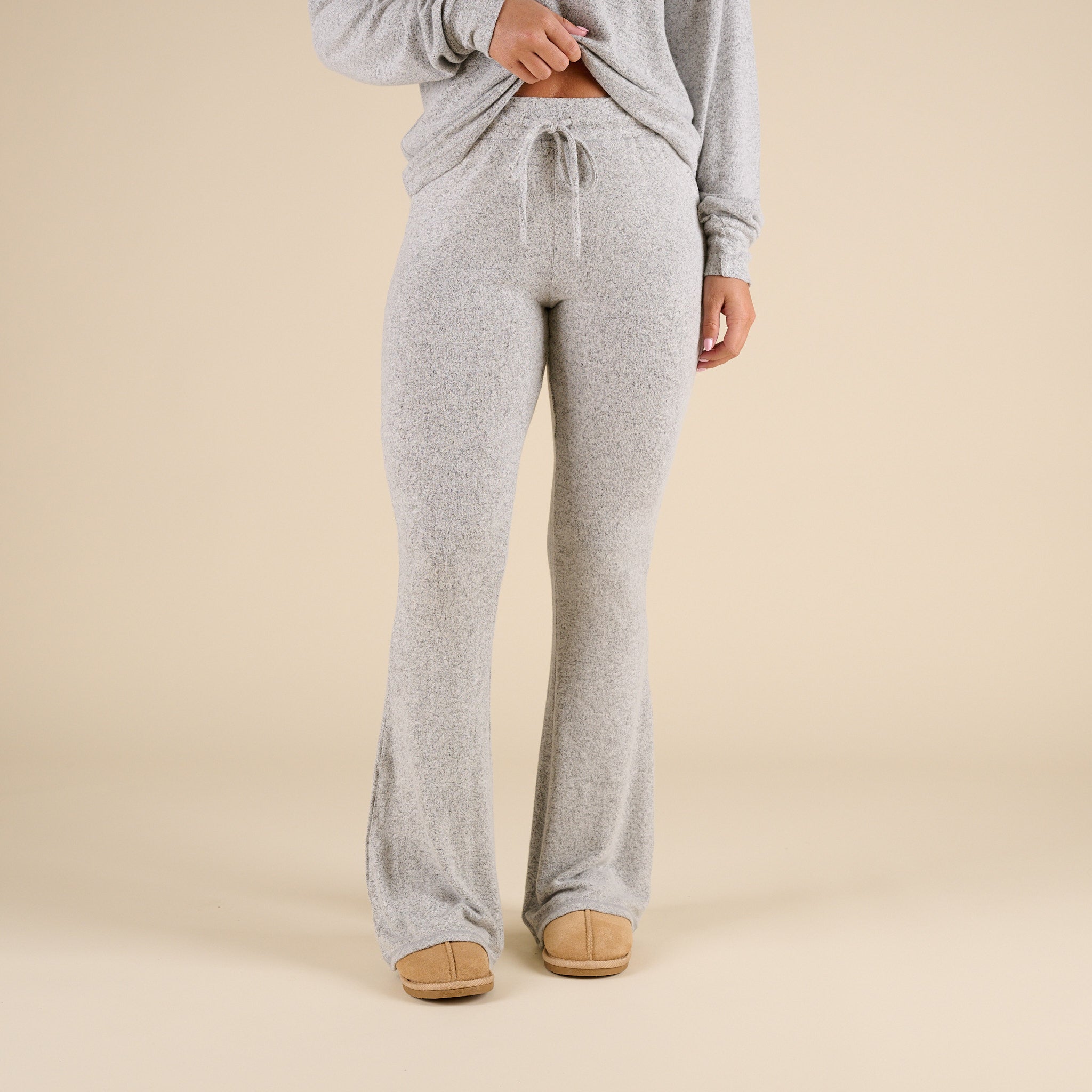 Flare Leg Hacci Lounge Pants