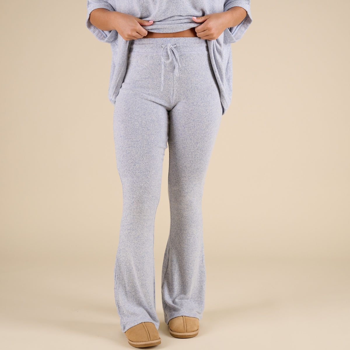 Flare Leg Hacci Lounge Pants