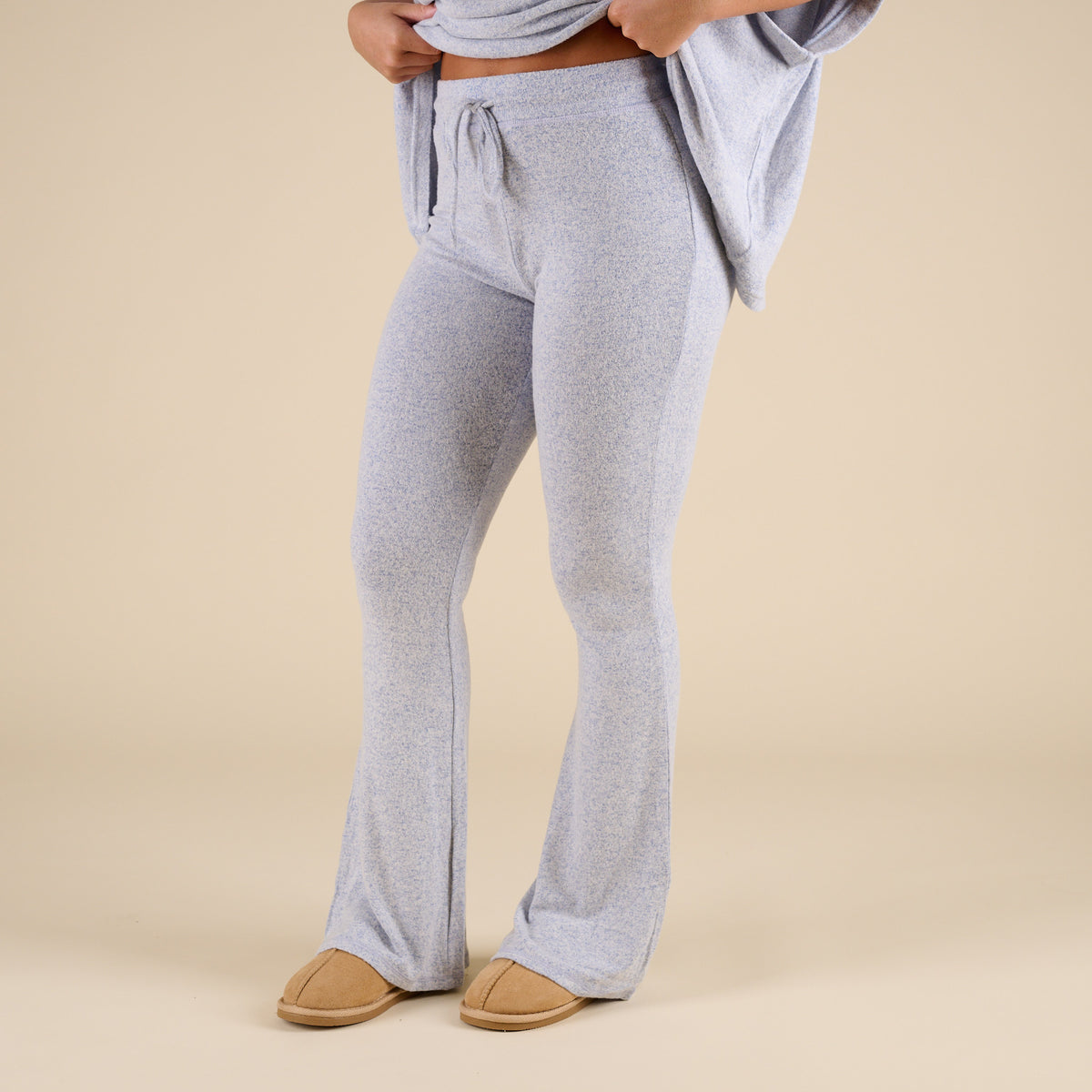 Flare Leg Hacci Lounge Pants