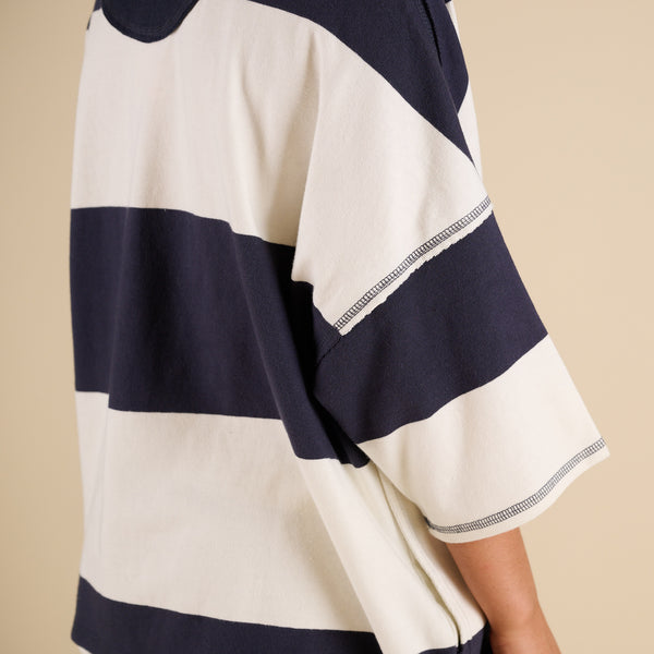 FP Movement Retro Rugby Set in Navy and White