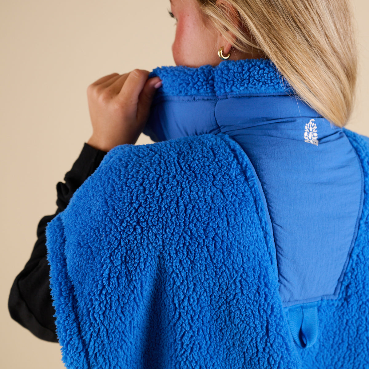 FP Movement Scout It Out Fleece Vest in Light Cobalt