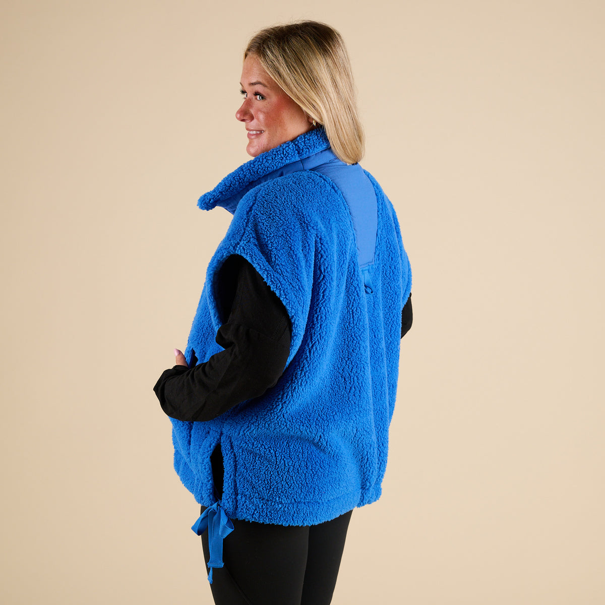 FP Movement Scout It Out Fleece Vest in Light Cobalt