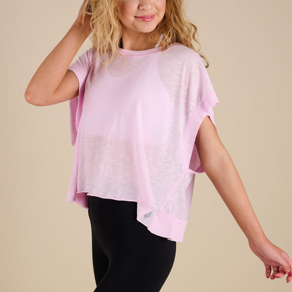 FP Movement My Time Tee in Jam Jewel shown in studio on model