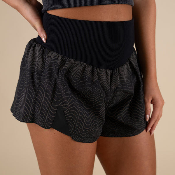 FP Movement Carpe Diem Reflective Shorts in Black Combo