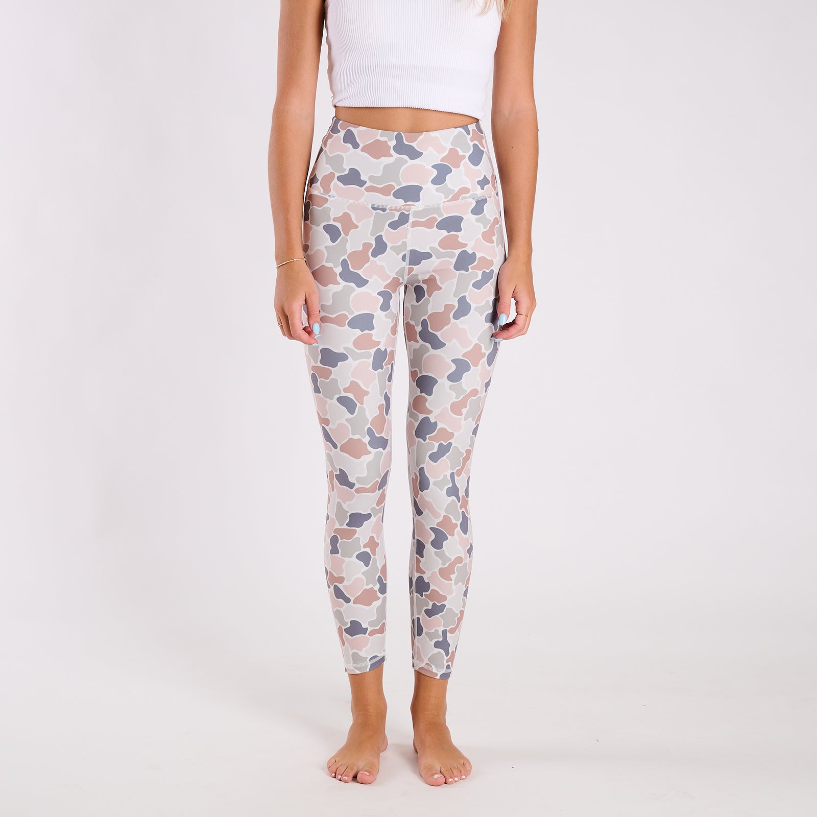 Local Girl Leggings in Forest Camo Flora