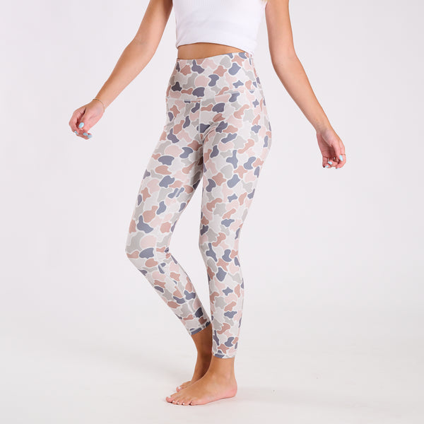 Local Girl Leggings in Forest Camo Flora