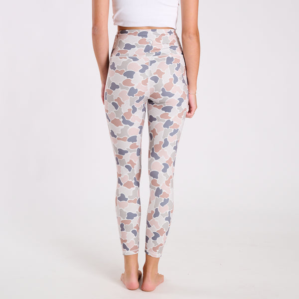 Local Girl Leggings in Forest Camo Flora