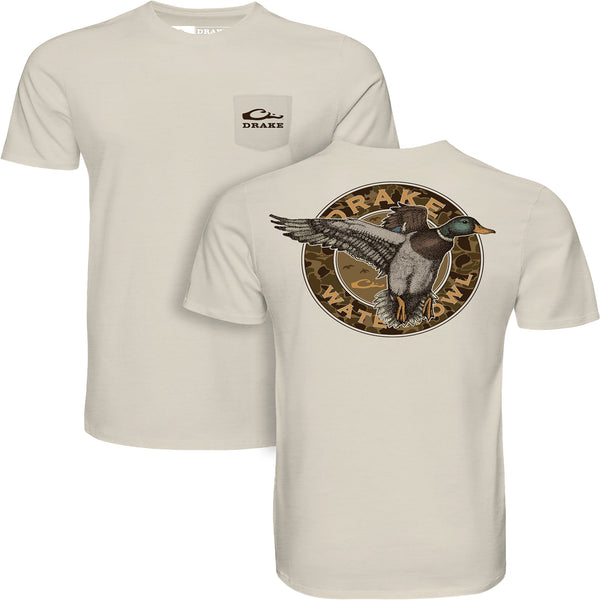 Flying Mallard Pocket Short Sleeve T-Shirt