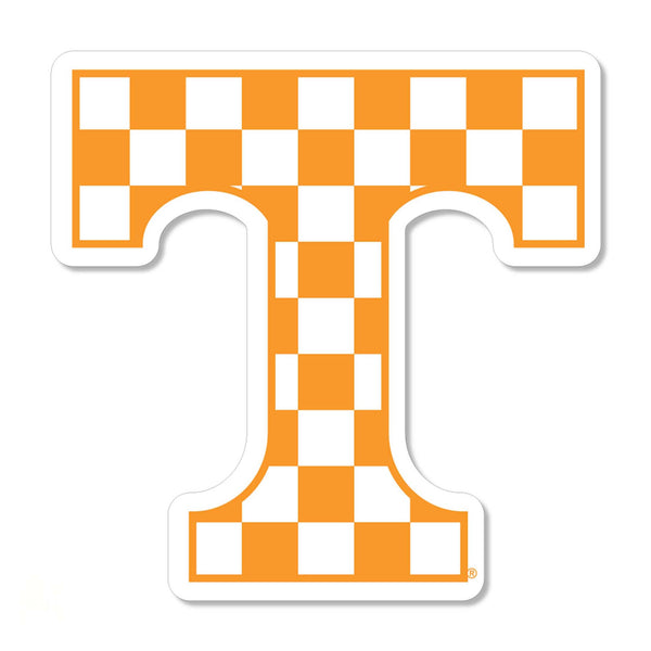 Tennessee Volunteers Checkerboard Power T 6 Inch Decal