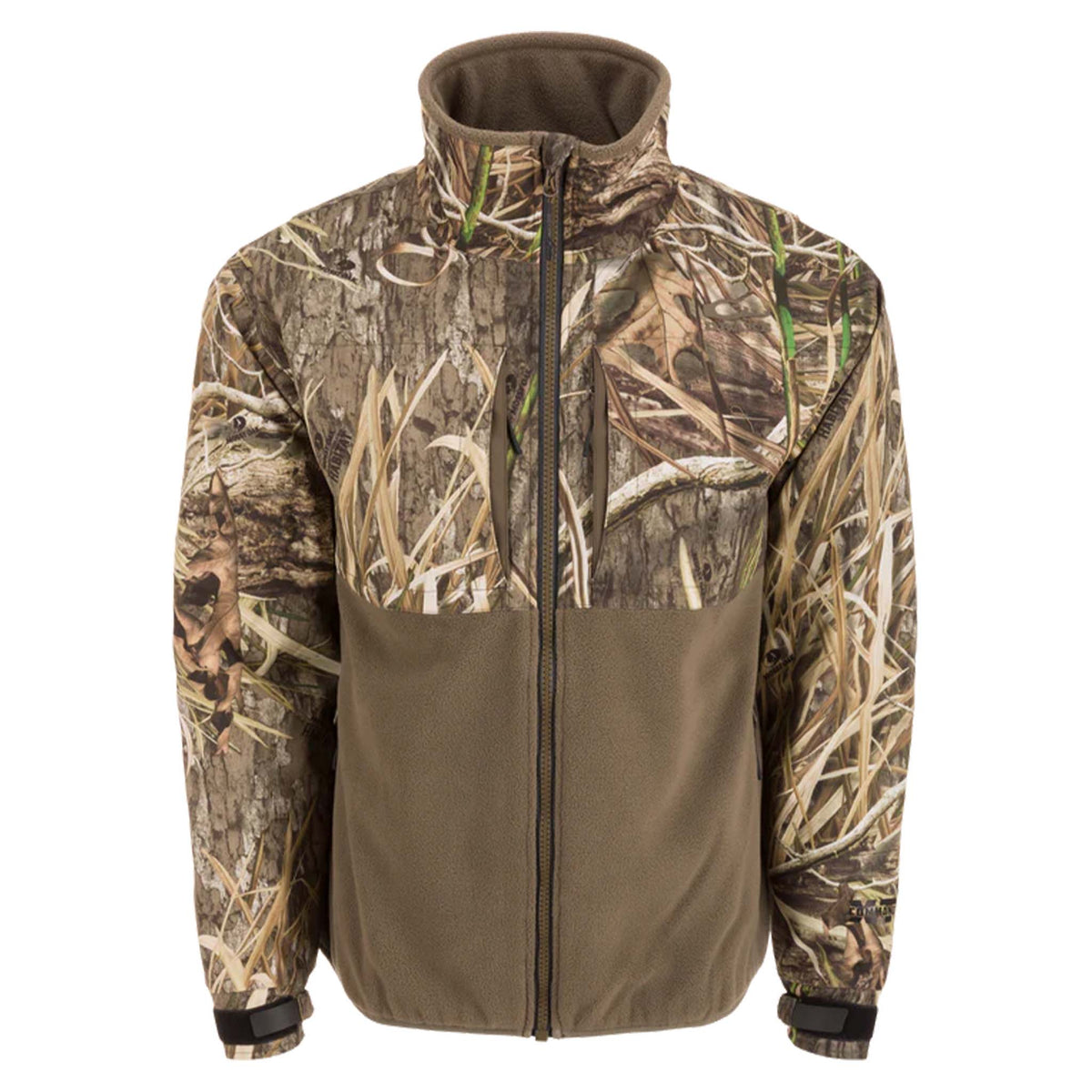 Drake Waterfowl Men's Commander XT EQwader Full Zip in Mossy Oak Shadow Grass Habitat Camo