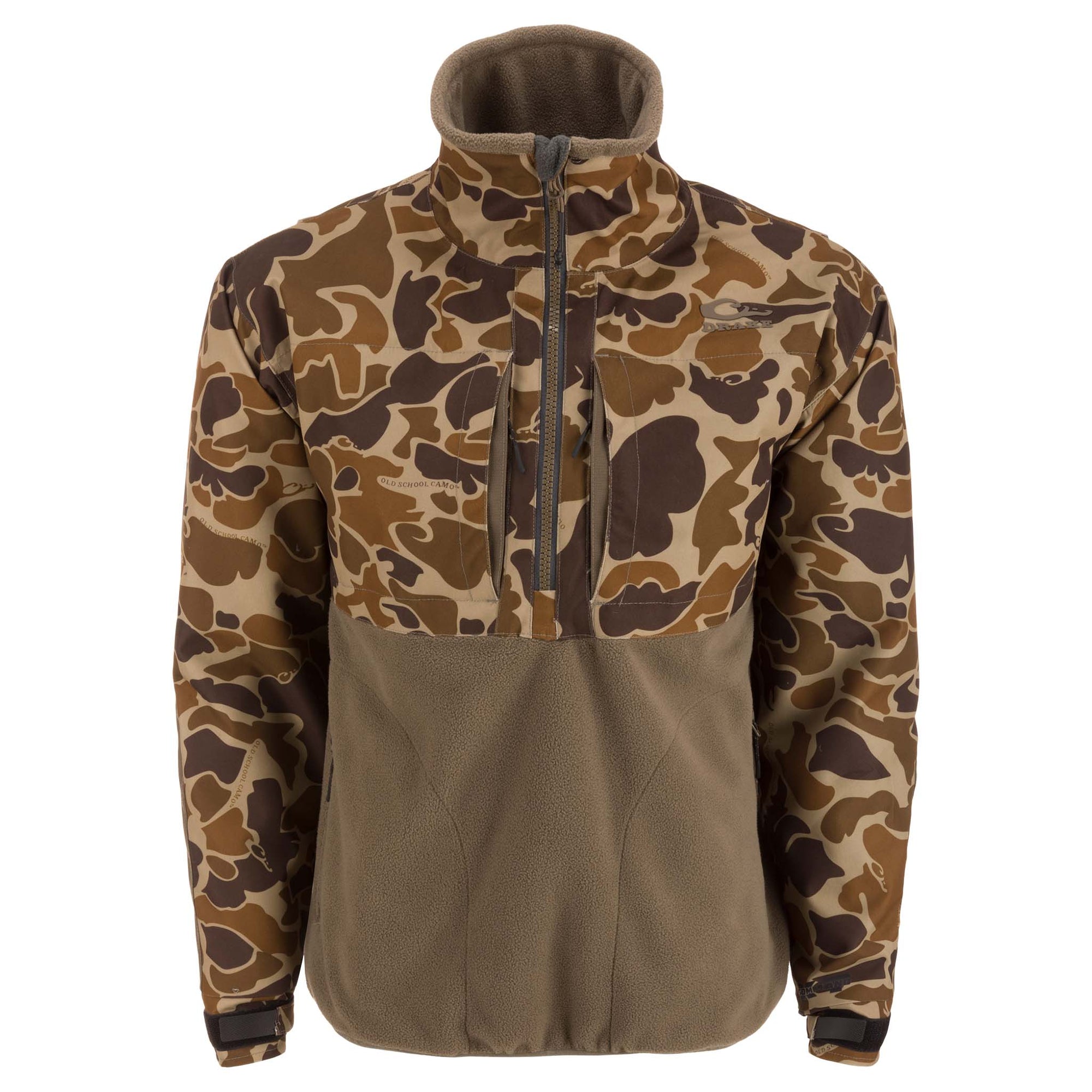 CommandXT Eqwader Half Zip Pullover in Old School Camo