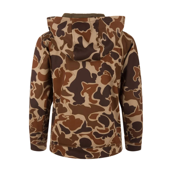 Youth Performance Hoodie in Old School Camo