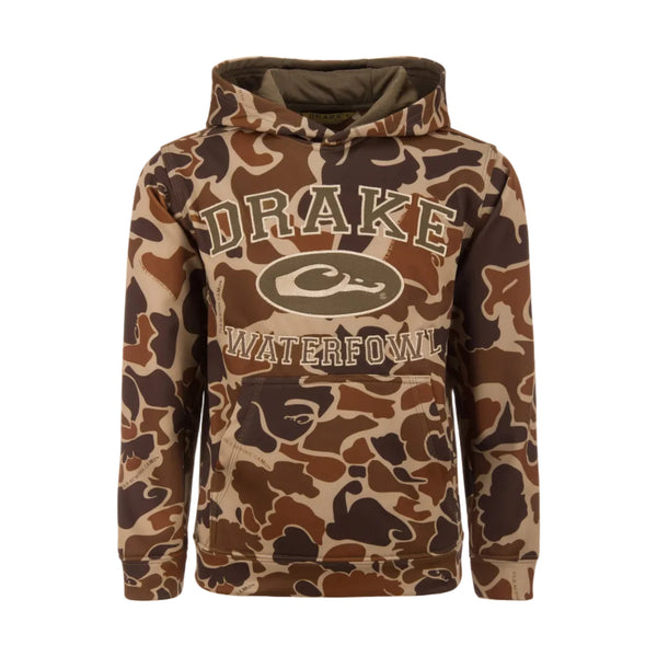 Youth Performance Hoodie in Old School Camo