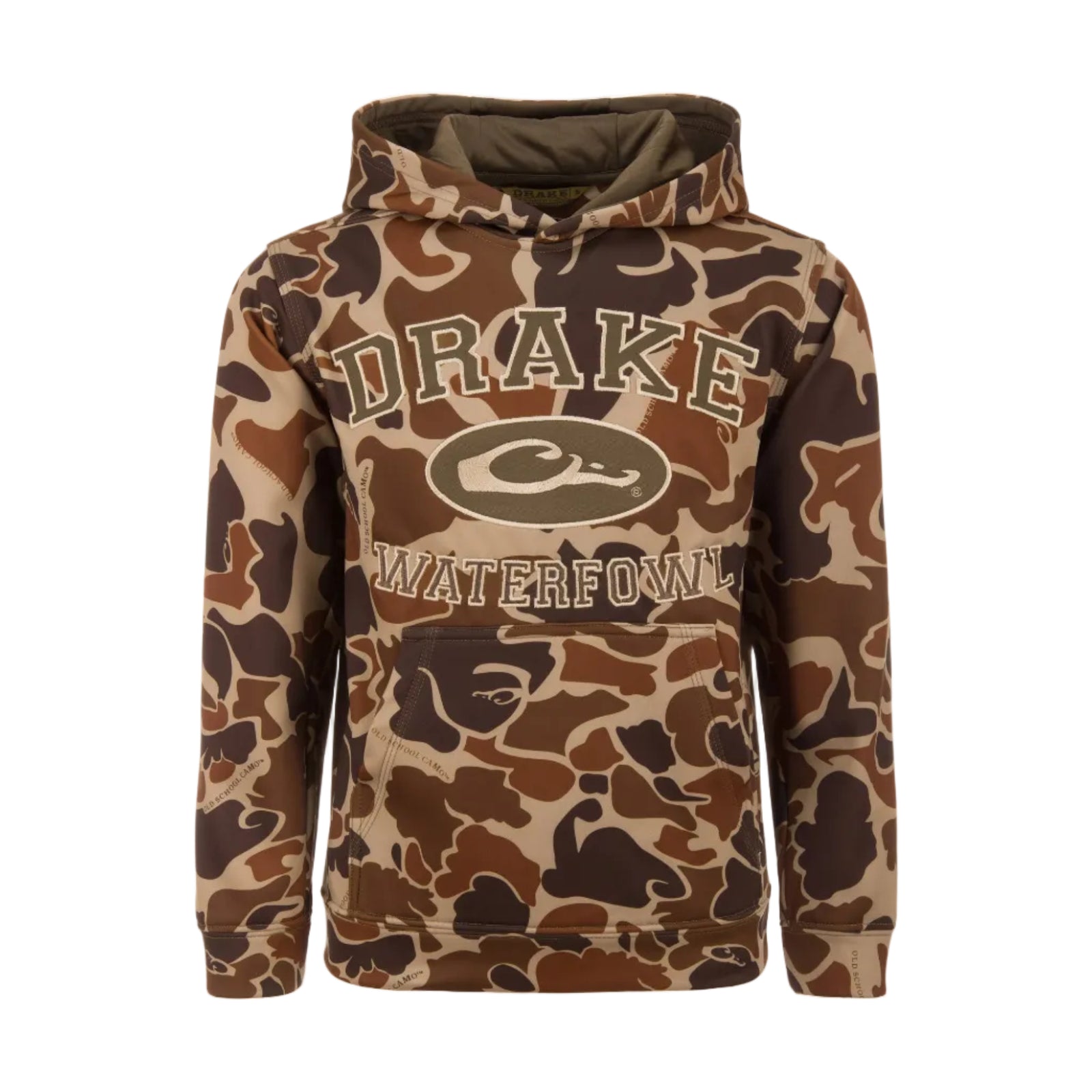 Youth Performance Hoodie in Old School Camo