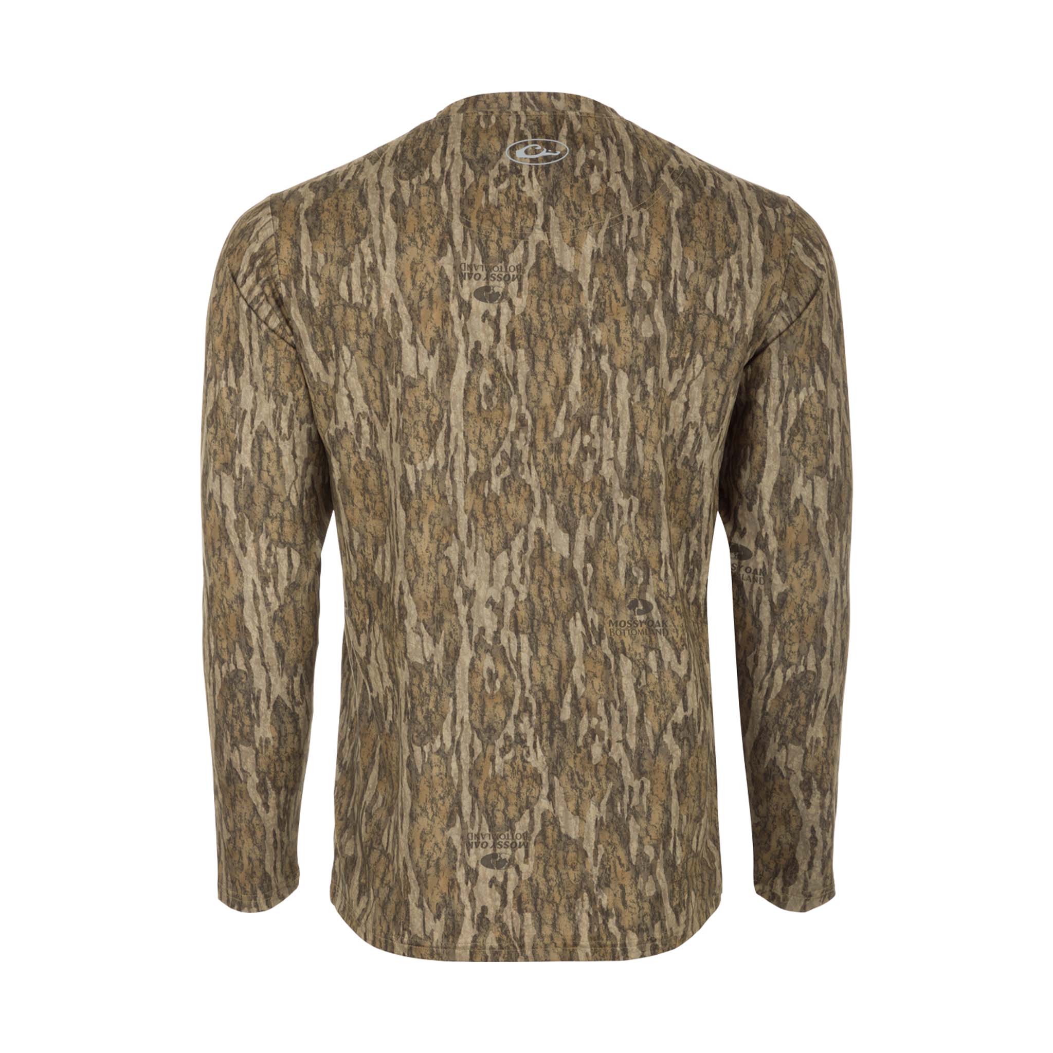 Youth Performance Long Sleeve T-Shirt Bottomland Camo